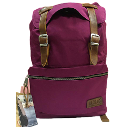 Jac Bag Travel Okul Çantası,Maron/Bordo Rengi JAC BAG - 1