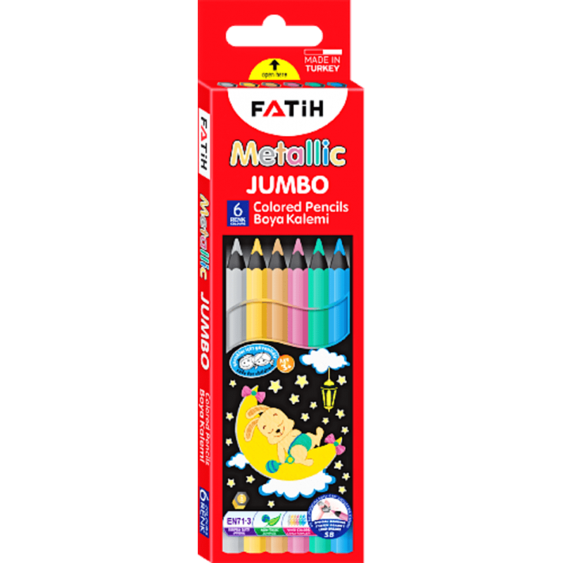Fatih 6 Renk Metalik Jumbo Kuruboya FATİH - 1