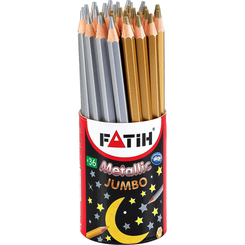 Fatih Jumbo Metalik Altın Renk Boya Kalemi FATİH - 1
