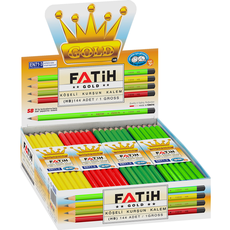 Fatih Gold Kurşun Kalem FATİH - 1