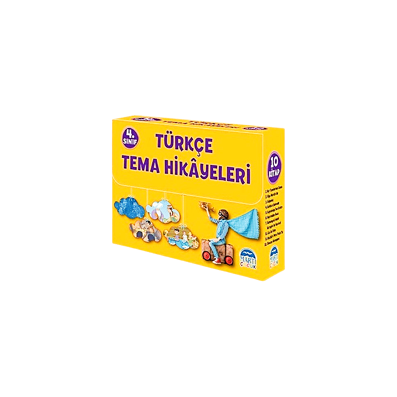 Türkçe Tema Hikayeleri - 4.Sınıf 10 Kitap MARTI YAYINLARI - 1