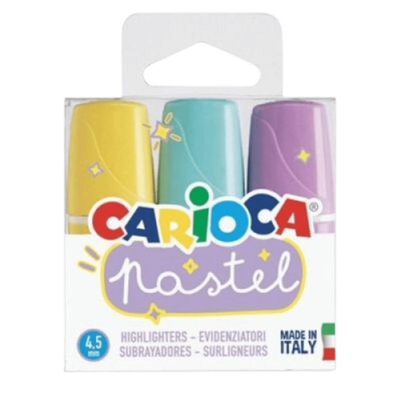 Carioca Pastel Renk Mini İşaretleme Kalemi 3'Lü CARİOCA - 1