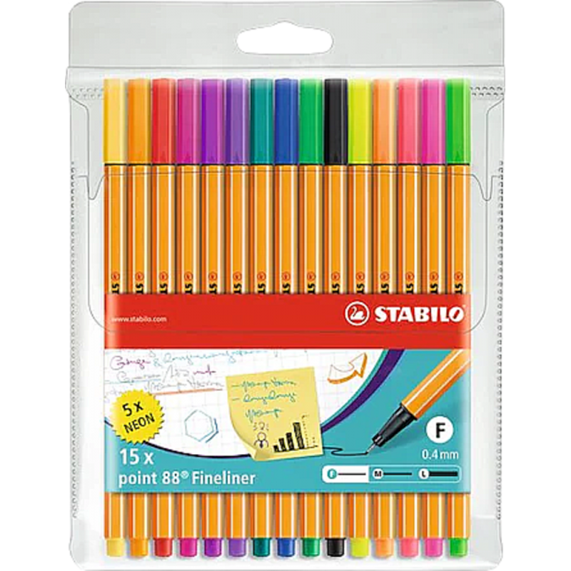 Stabilo 15Li Neon Fineliner STABİLO - 1