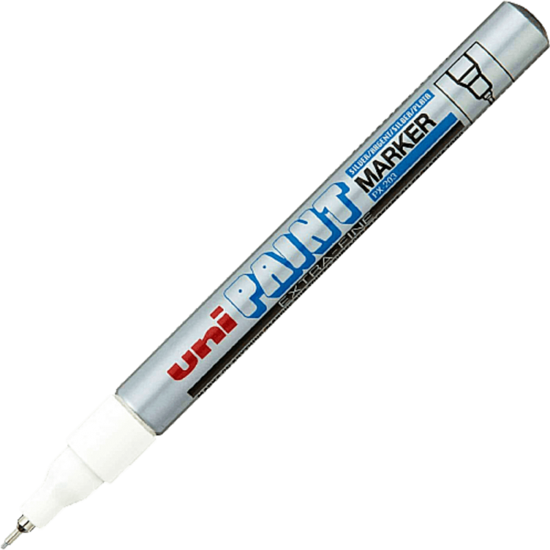 Uniball Paınt Marker 0.8 Boyama Markörü Gümüş UNİ-BALL - 1