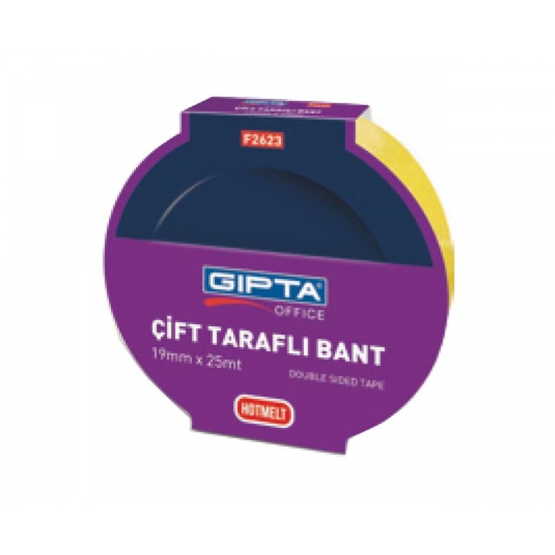 Gıpta 19Mm X 25 Mt Çift Taraflı Bant GIPTA - 1