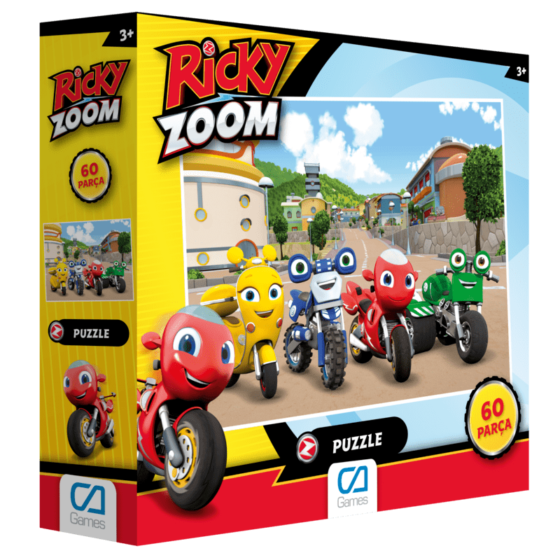 Caga Games 60 Parça Ricky Zoom Puzzle  - 1