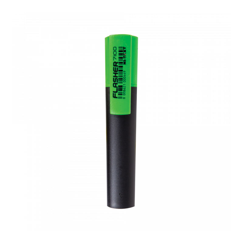 Hı-Text Flasher 7100 Yeşil Renk Fosforlu Kalem Hi-Text - 1