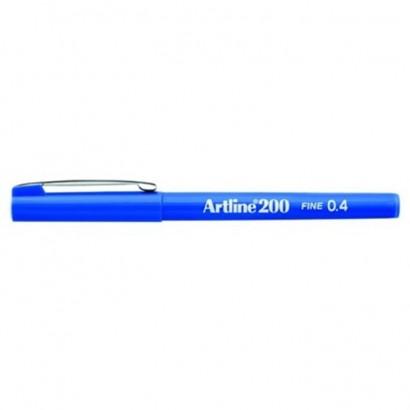 Artline 200n 0,4Mm Mavi Renk Keçe Uçlu Kalem ARTLİNE - 1