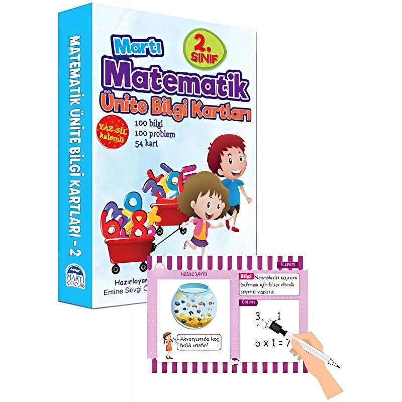 Martı Matematik Ünite Bilgi Kartları 2.Sınıf MARTI YAYINLARI - 1