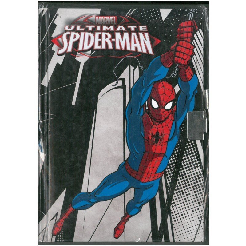 Spiderman 14X40 Cm 104 Yap. Kilitli Hatıra Defteri  - 1