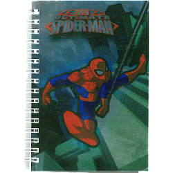 Spiderman A6 Metalize Telli Not Defteri SPİDERMAN - 3