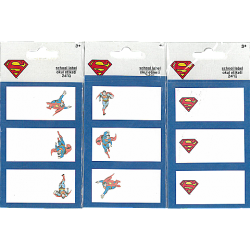 Superman 8'Li Okul Etiketi, 24 Adet SUPERMAN - 1