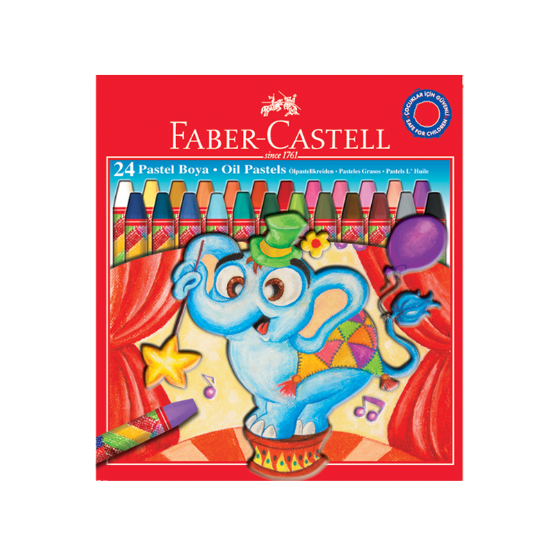 Faber-Castell 24 Renk Pastel Boya FABER-CASTELL - 1