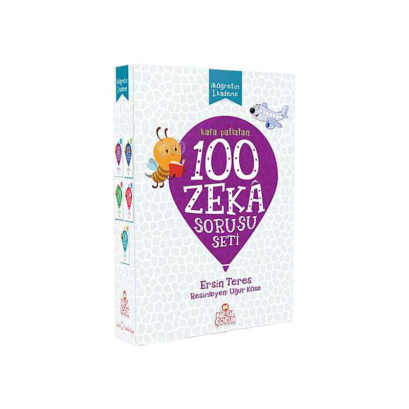 100 Zeka Sorusu  - 10 Yaş Ve Üzeri 5 Kitap NESİL - 1