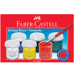 Faber-Castell 6 Renk Guaj Boya FABER-CASTELL - 1