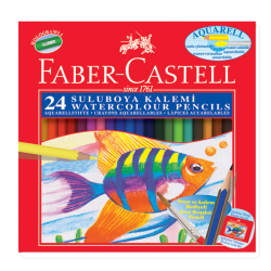Faber-Castell 24 Renk Aquarel Boya FABER-CASTELL - 1