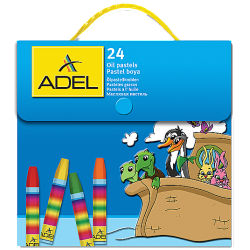 Adel 24 Renk Çantalı Pastel Boya ADEL - 1