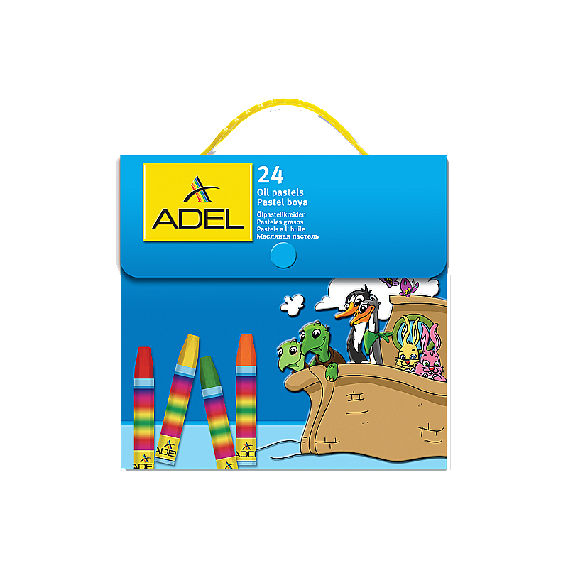Adel 24 Renk Çantalı Pastel Boya ADEL - 1