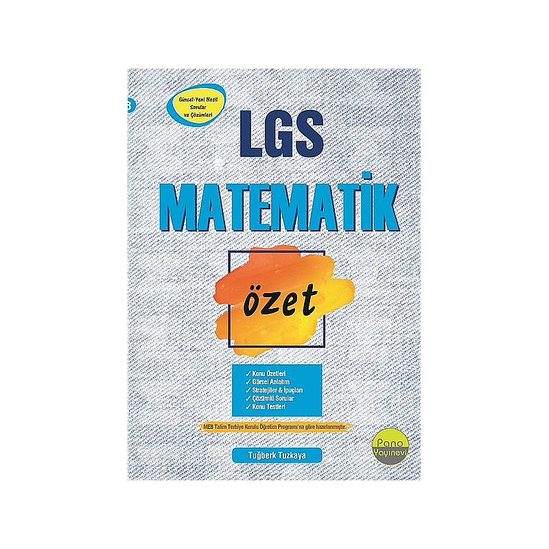 Pano 8.Sınıf Lgs Matematik Özet Kitabı PANO YAYINLARI - 1