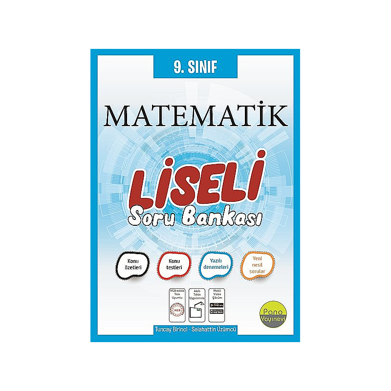 Pano 9.Sınıf Liseli Soru Bankası, Matematik PANO YAYINLARI - 1