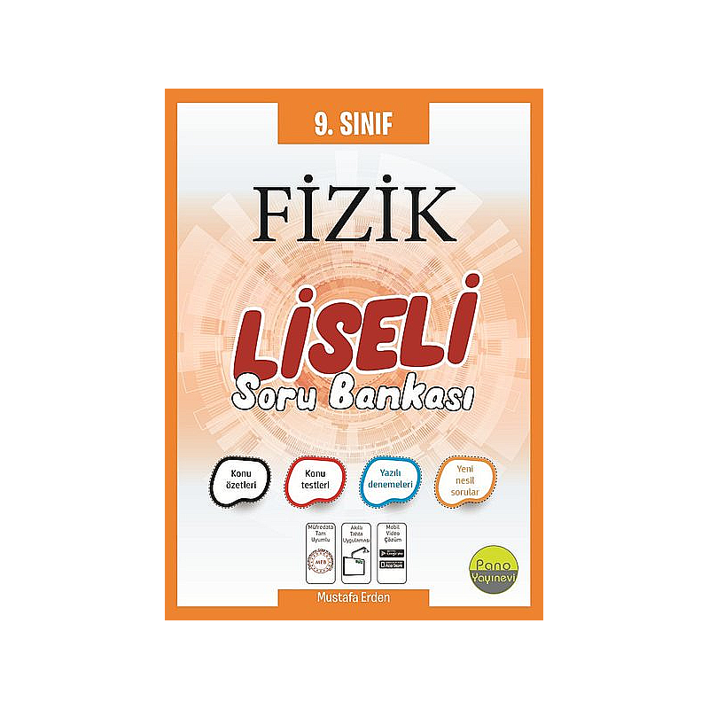 Pano 9.Sınıf Liseli Soru Bankası, Fizik PANO YAYINLARI - 1