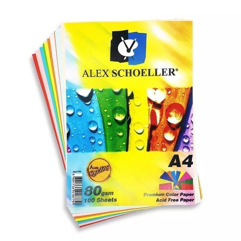 Alex Schoeller 100'Lü Renkli Fotokopi Kağıdı ALEX SCHOELLER - 1