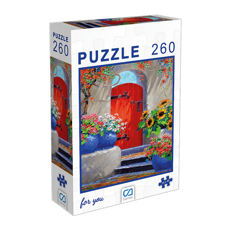 Caga Games 33X48Cm 260 Parça Puzzle, Kırmızı Kapı CA GAMES - 1