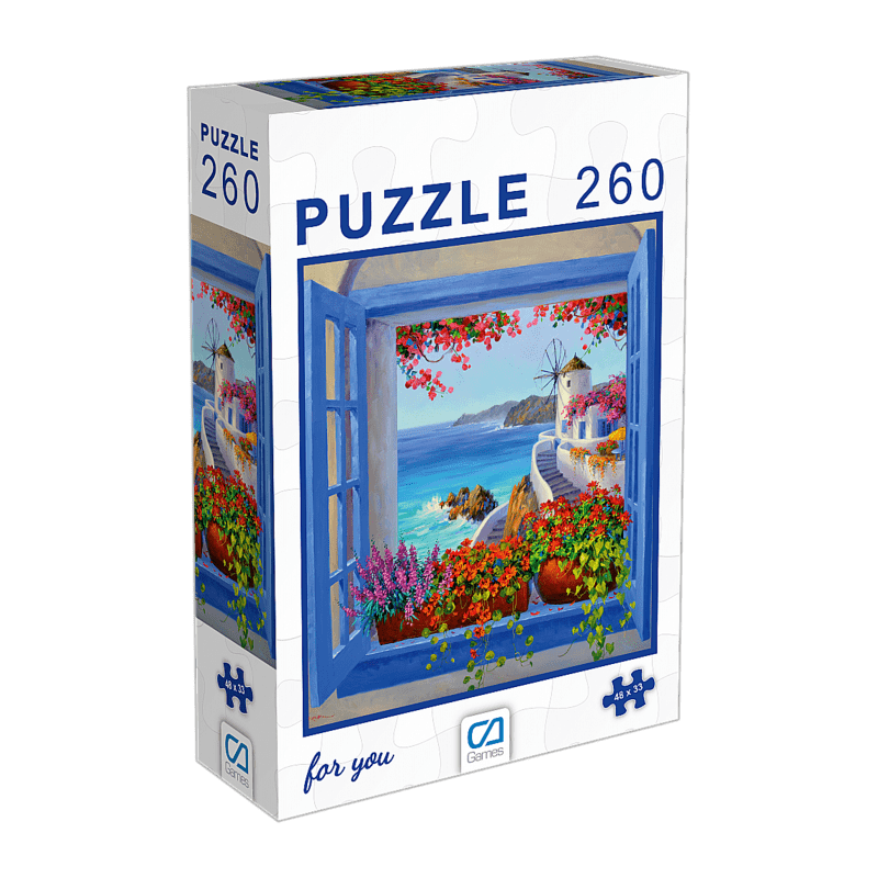 Caga Games 33X48Cm 260 Parça Puzzle, Pencere CA GAMES - 1