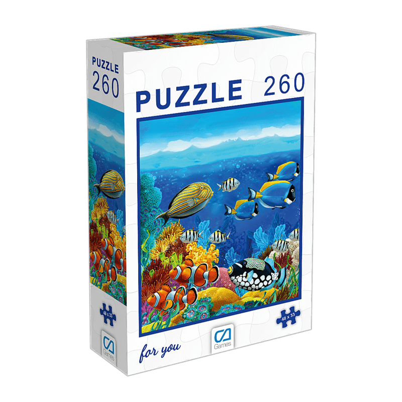 Ca Games 33X48Cm 260 Parça Puzzle, Balıklar CA GAMES - 1