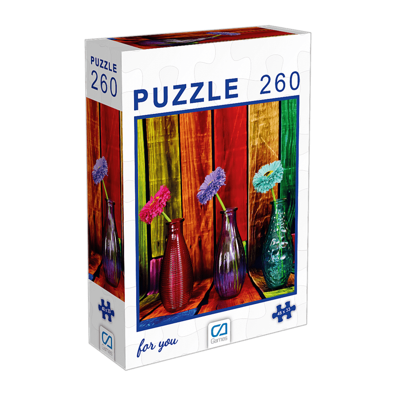 Caga Games 33X48Cm 260 Parça Puzzle, Çiçekler CA GAMES - 1