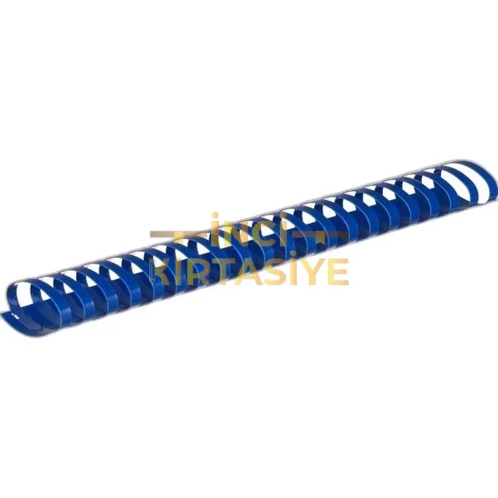 MAS 8124 PLASTİK SPİRAL 38MM LACİVERT 50Lİ