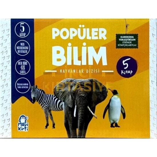 POPÜLER BİLİM HAYVANLAR DİZİSİ 5 KİTAP SET