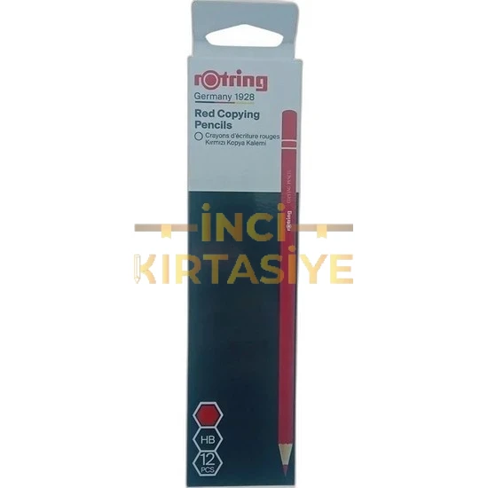 ROTRİNG HB KIRMIZI BAŞLIK KALEM 12'Lİ PAKET