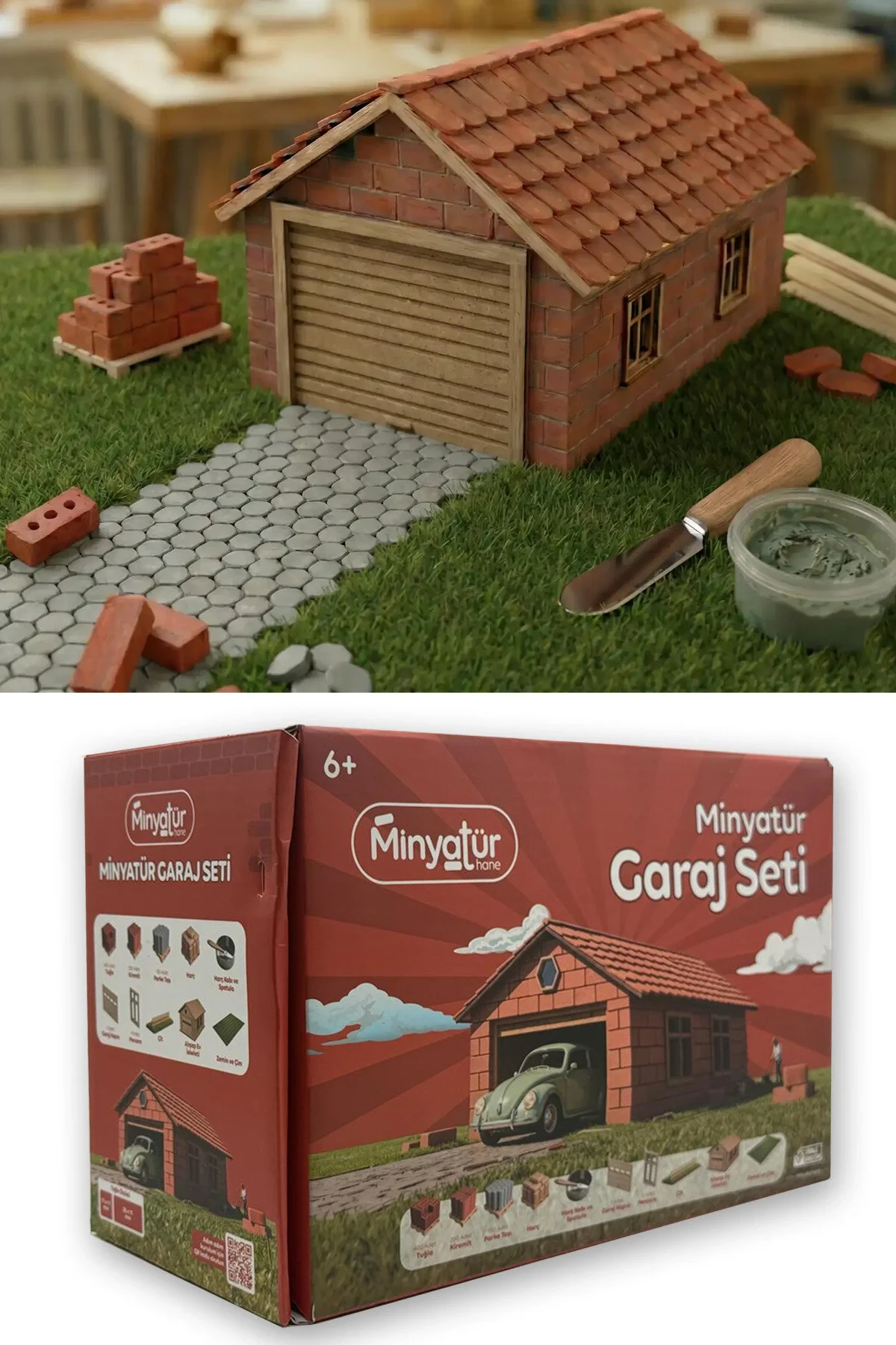 MİNYATÜR HANE MİNYATÜR GARAJ SETİ 900 PARÇA