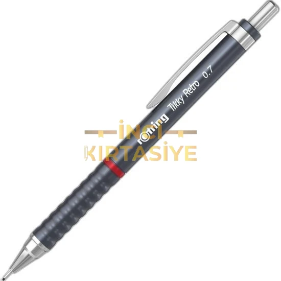 ROTRİNG TİKKY 0,7MM VERSATİL KALEM RETRO METALİK GRİ