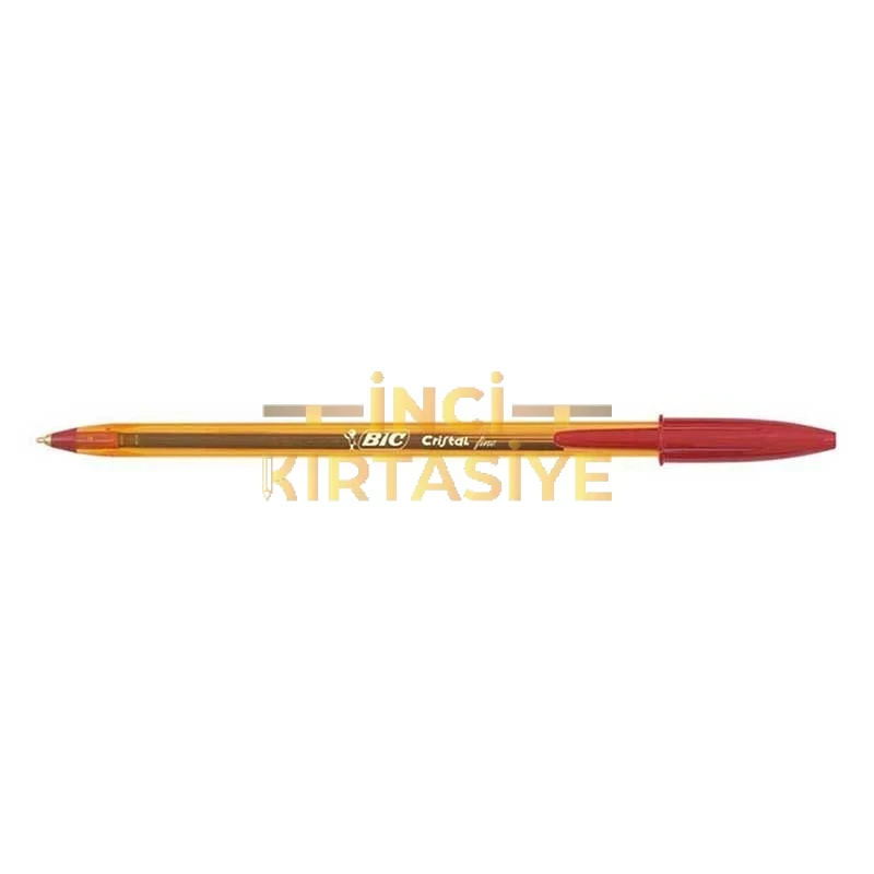 CRISTAL FİNE TÜKENMEZ KALEM KIRMIZI