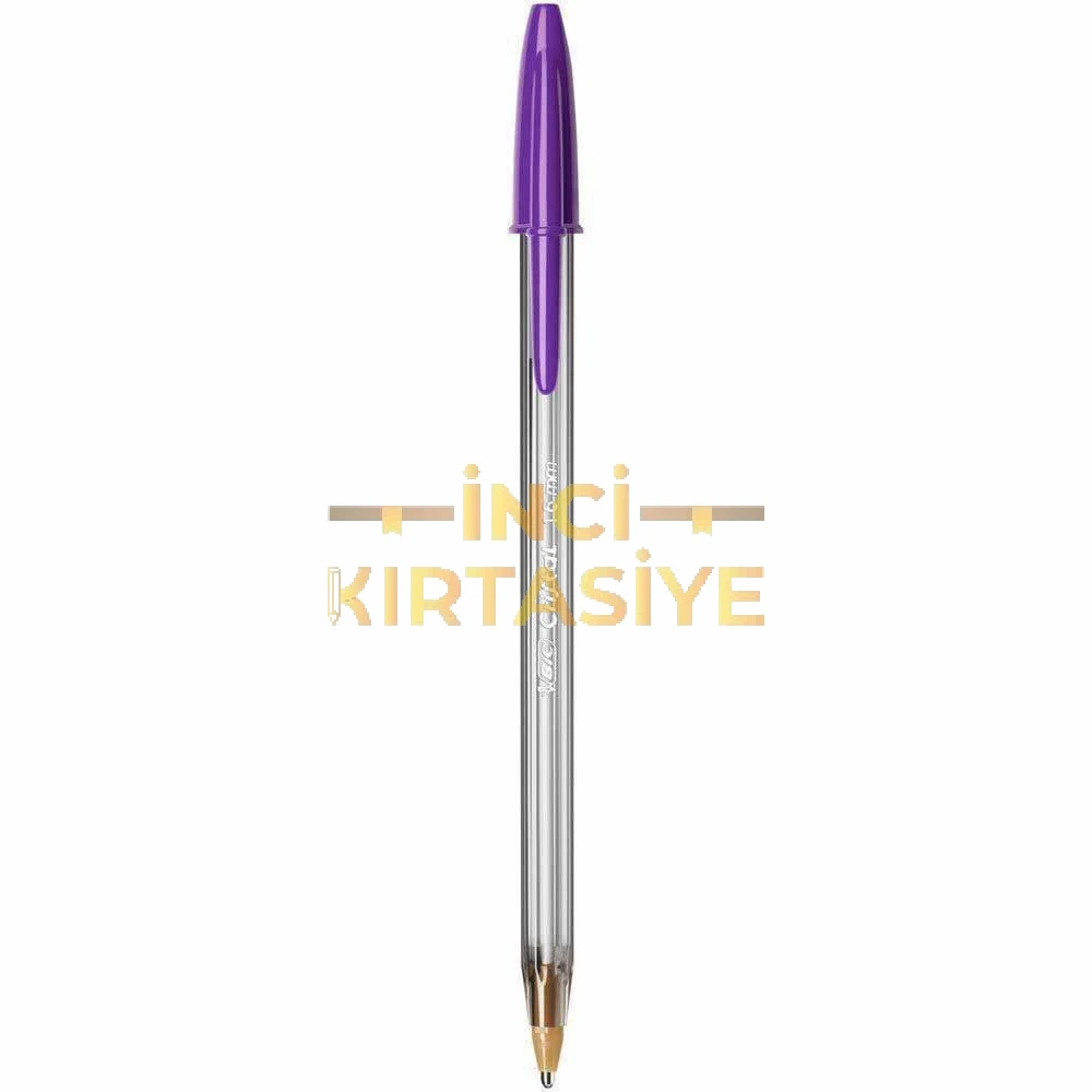 CRISTAL LARGE TÜKENMEZ KALEM FUN MOR