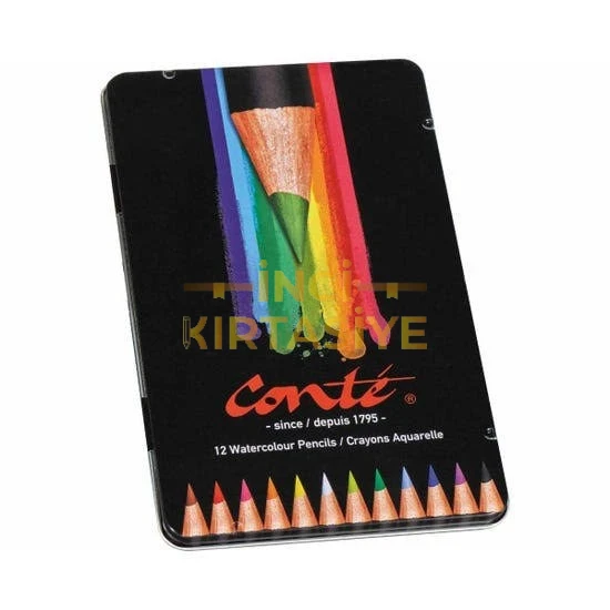 CONTE 12 RENK METAL KURUSULU BOYA