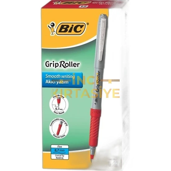 BİC GRIP ROLLER FİNE 0.7 KIRMIZI