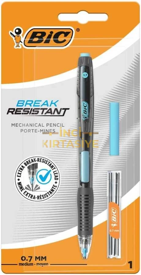 BİC BREAK RESİSTANT VERSATİL KALEM+SMİN+SİLGİ BLİSTERLİ