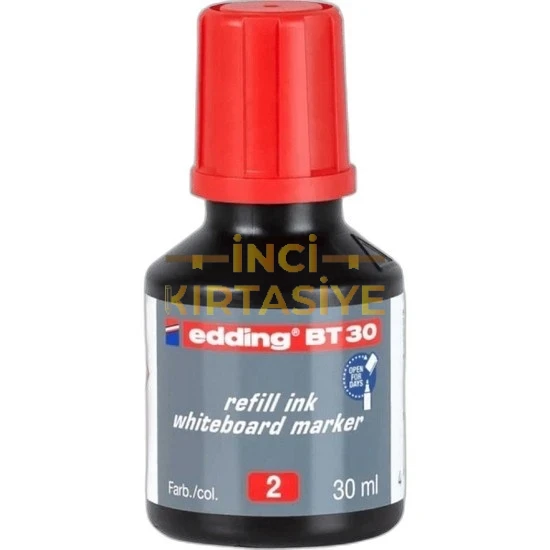 MÜREKKEP 30 ML KIRMIZI (E-BT30)