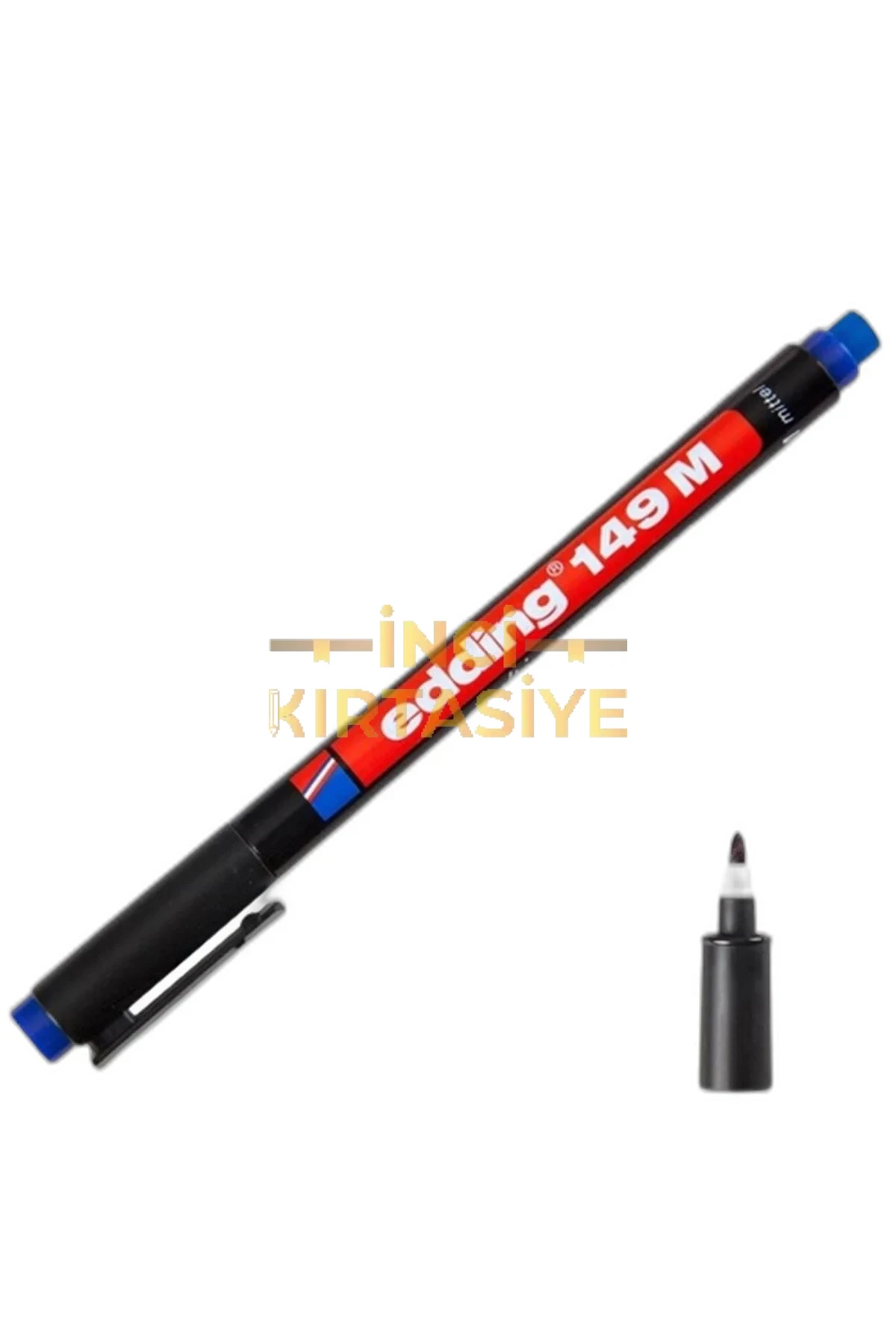 EDDİNG 149 M ÇOK AMAÇLI ASETAT KALEMİ SİLGİLİ MAVİ