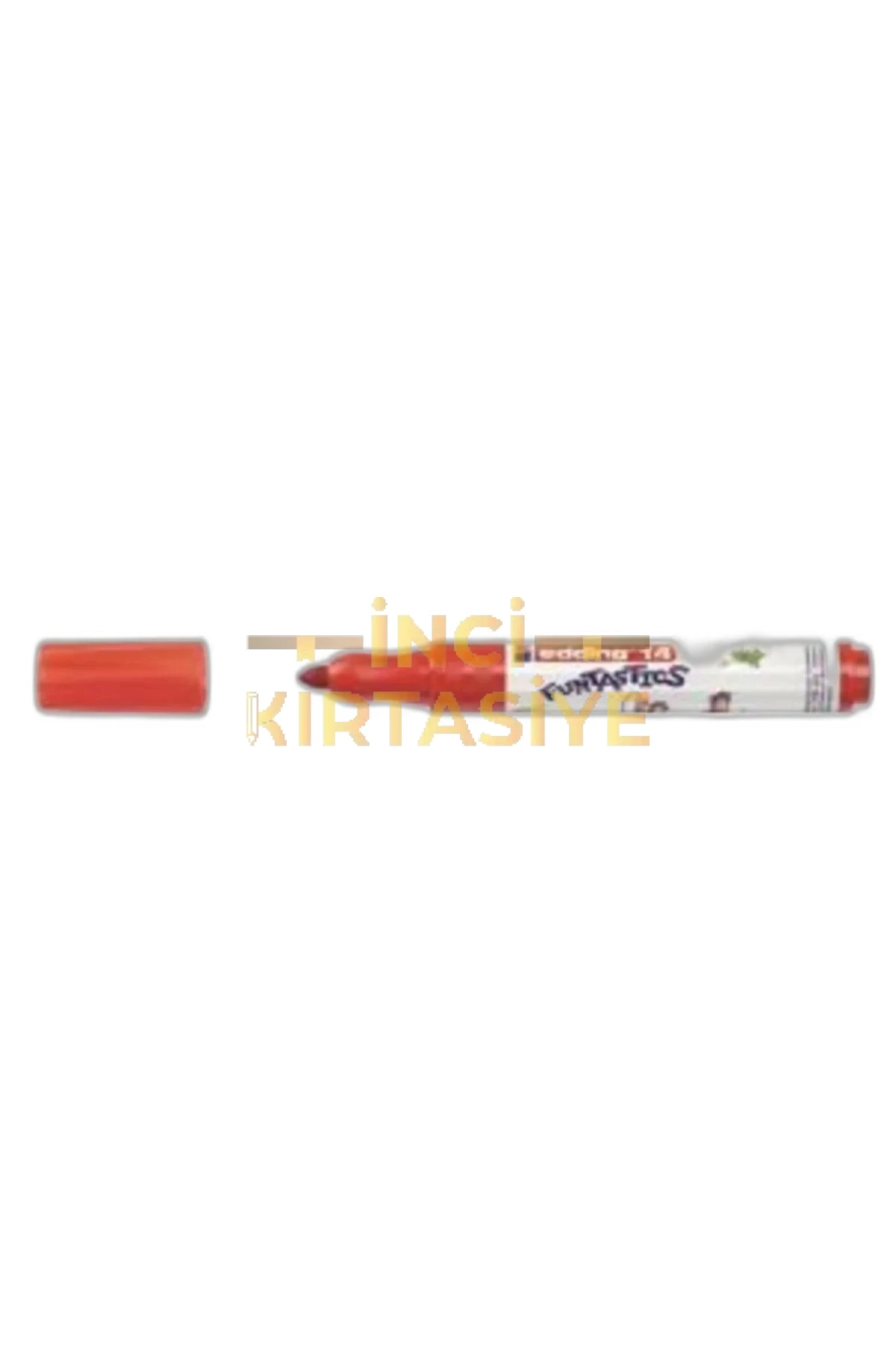 EDDİNG FUNTASTICS KEÇE UÇLU KALEM KALIN KIRMIZI