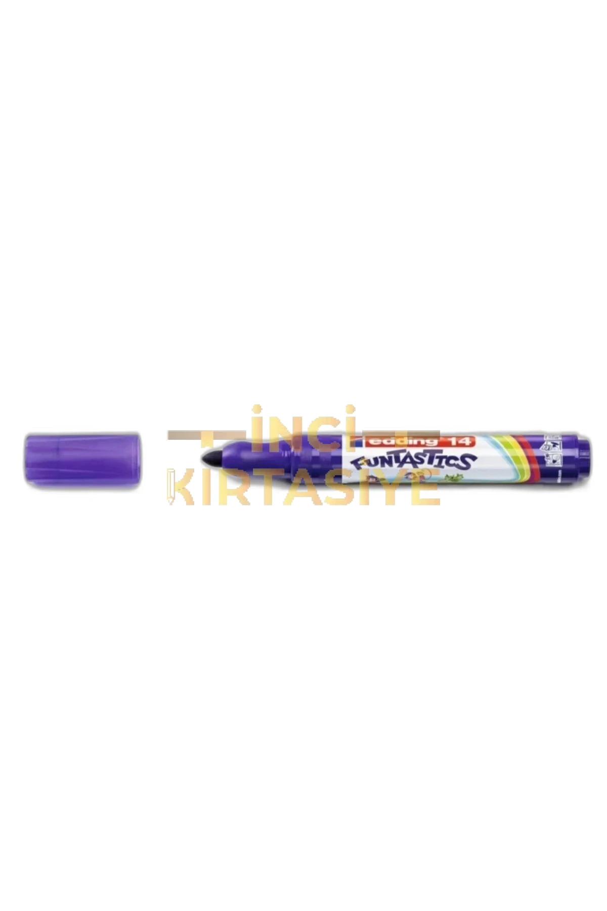 EDDİNG FUNTASTICS KEÇE UÇLU KALEM KALIN MOR