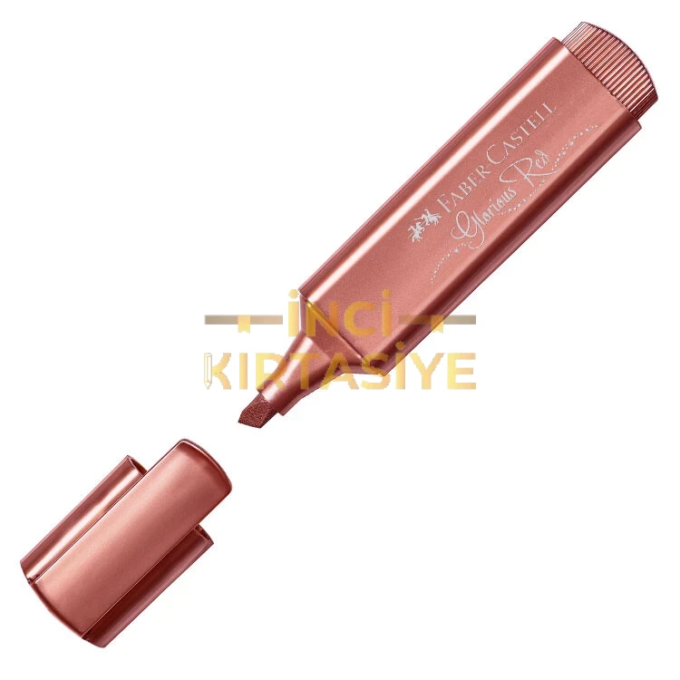 FABER-CASTELL İŞARETLEME KALEMİ 46 METALIK KIRMIZI