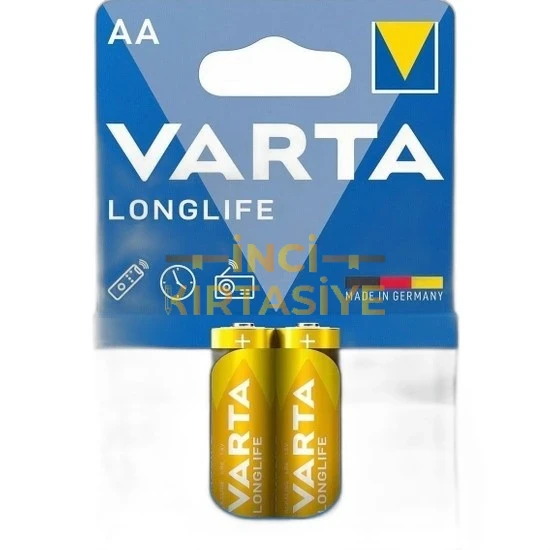 VARTA 4906 LONGLIFE POWER ALKALIN AA KALEM PIL 2'LI PAKET