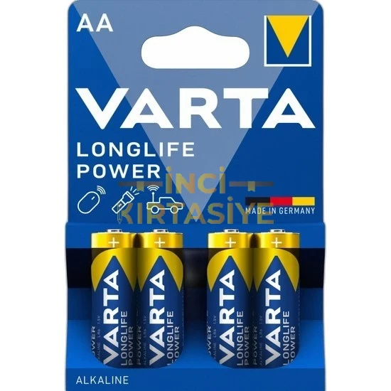 VARTA 4906 LONGLIFE POWER ALKALIN AA KALEM PIL 4'LÜ PAKET