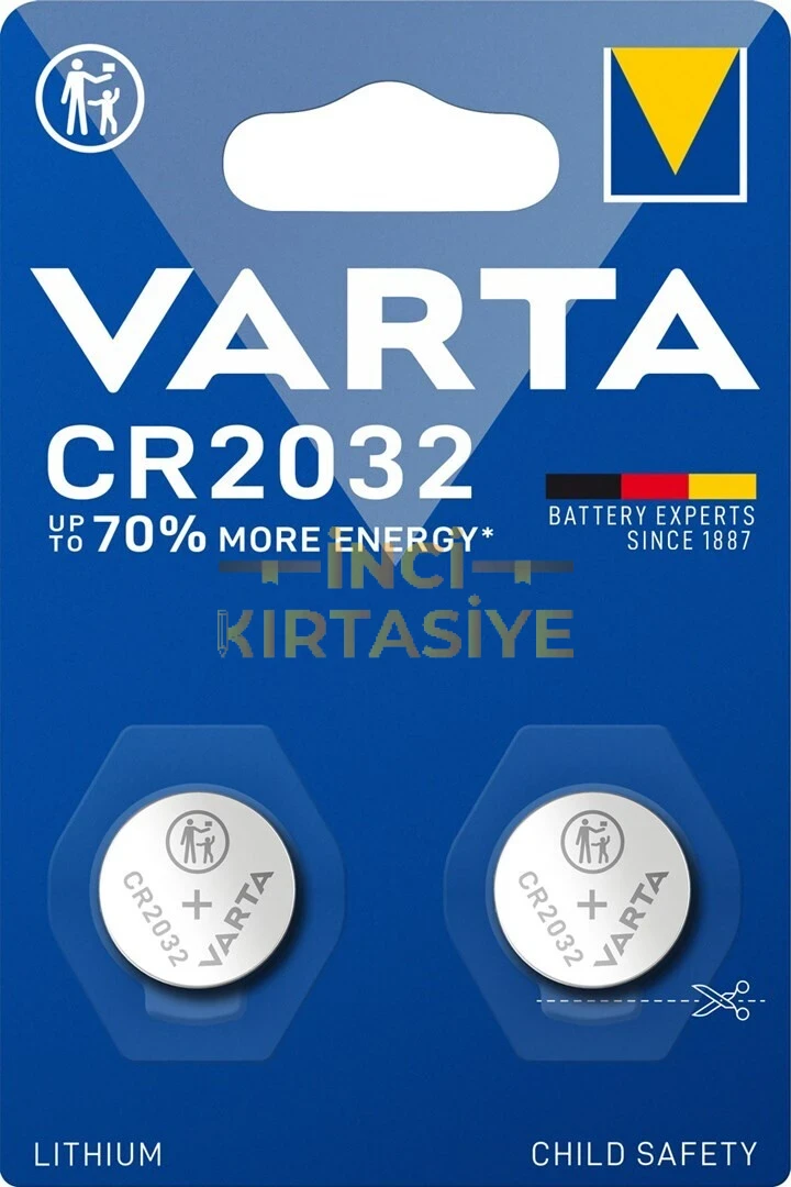 VARTA CR 2032 İKİLİ PİL