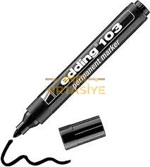 EDDİNG 103 PERMANENT MARKER KALEM YUVARLAK UÇ SİYAH