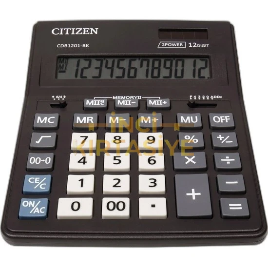 CITIZEN CDB-1201BK HESAP MAKİNESİ